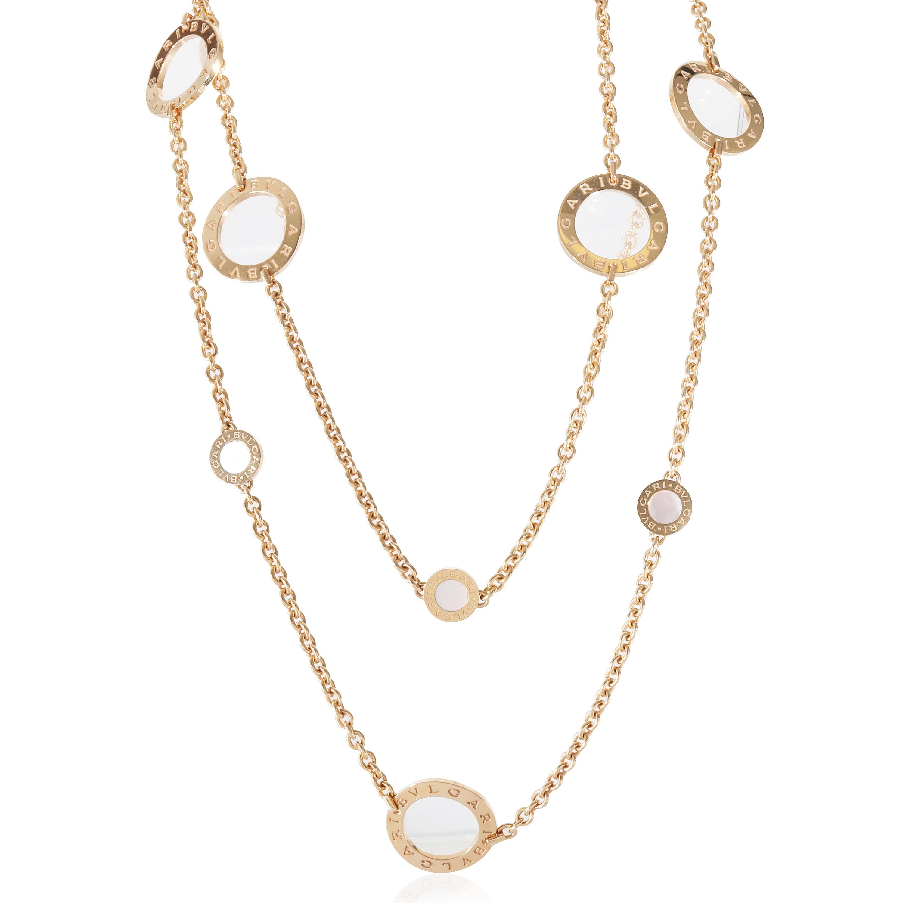 bvlgari mother of pearl necklace
