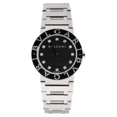 Bvlgari Bvlgari Bvlgari Quartz Watch Stainless Steel with Diamond Markers 26