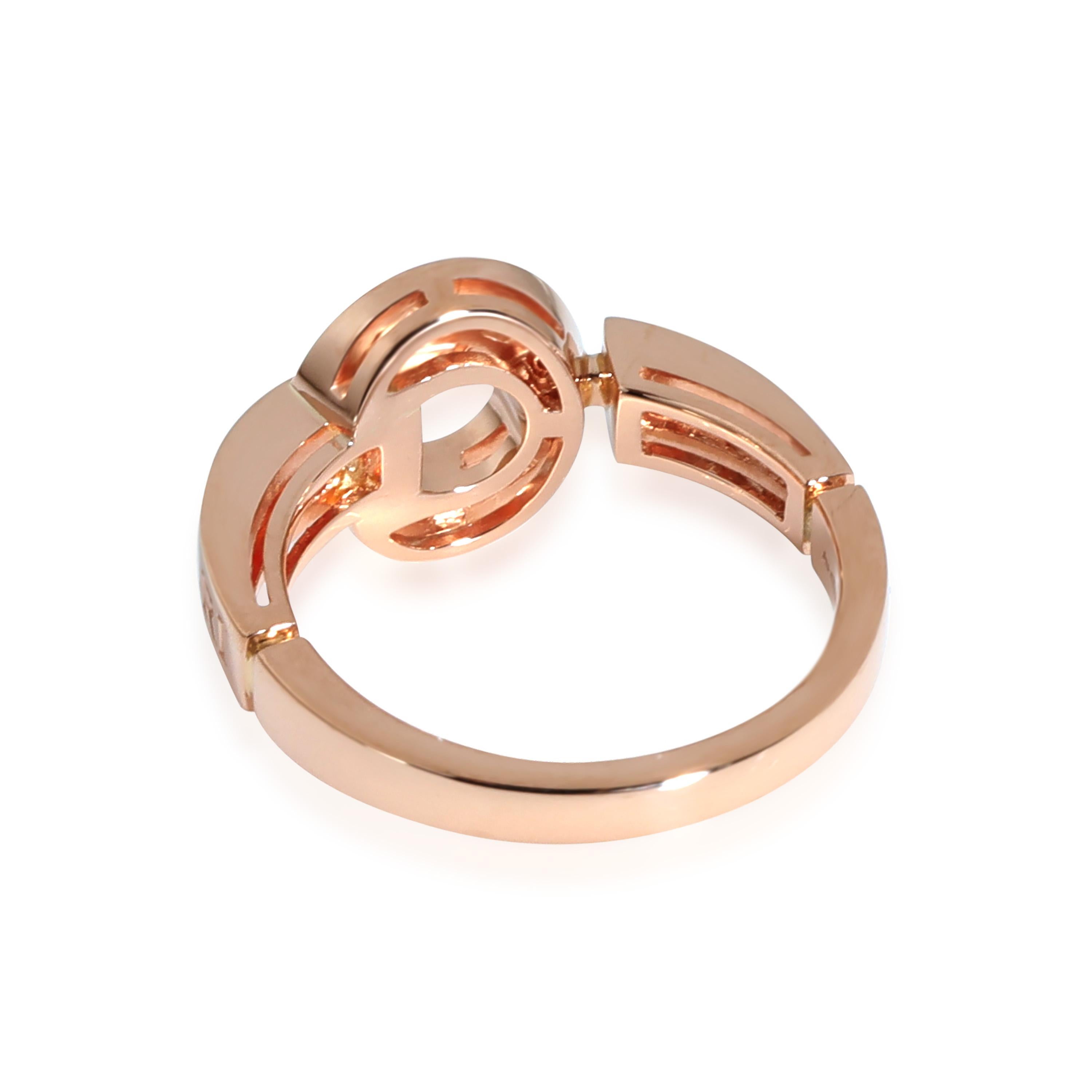 BVLGARI Bvlgari Bvlgari Ring in 18k Rose Gold

PRIMARY DETAILS
SKU: 144241
Listing Title: BVLGARI Bvlgari Bvlgari Ring in 18k Rose Gold
Condition Description: Bulgari looks to its heritage to create the Bulgari Bulgari collection. Engraved with logo