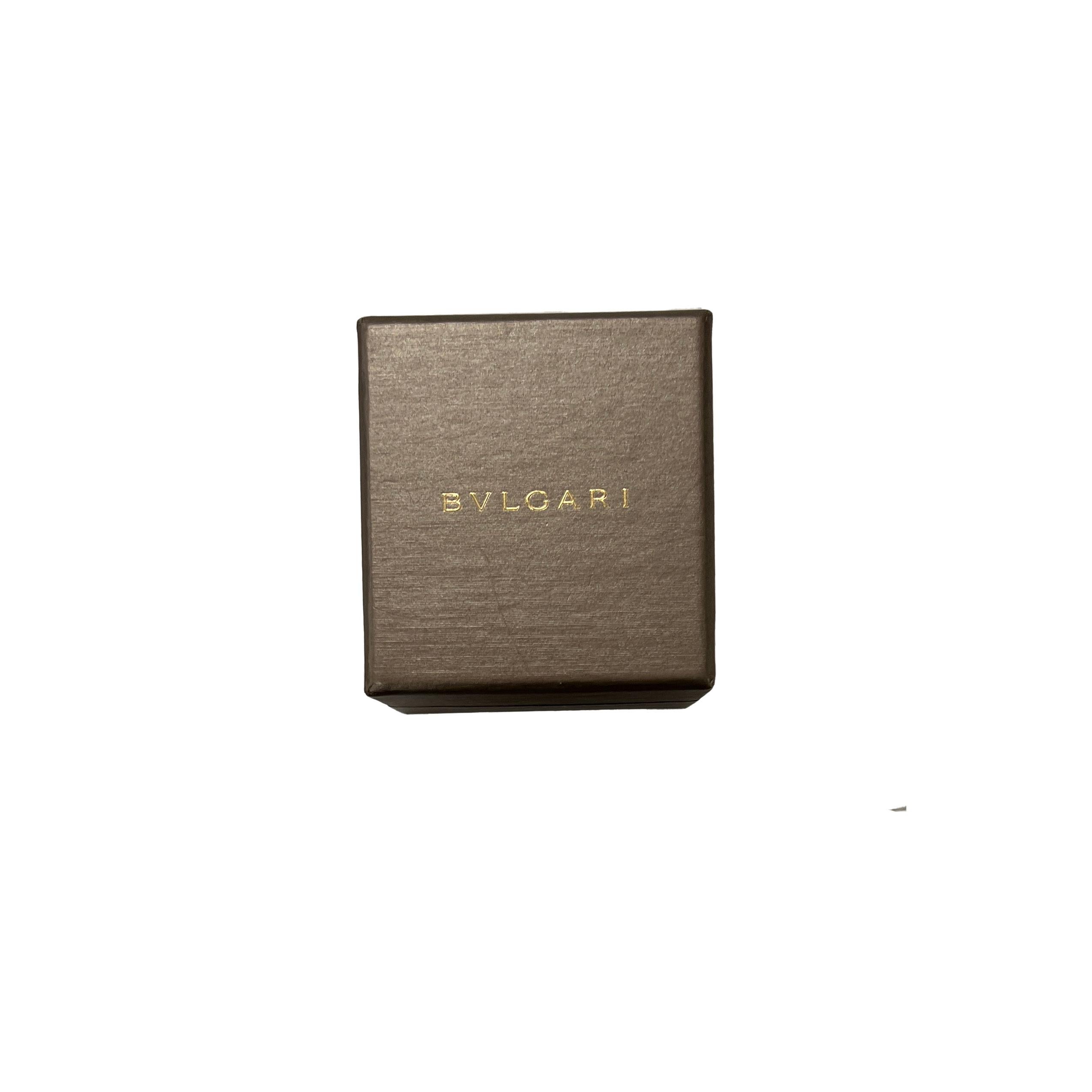 Women's BVLGARI Bvlgari Bvlgari Ring in 18k Rose Gold, .28 CTW. For Sale