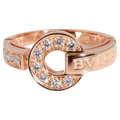BVLGARI Bvlgari Bvlgari Ring in 18k Rose Gold, .28 CTW.