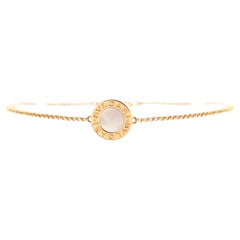 Bvlgari Station Bracelet 18k Rose Gold with Mother of Pearl