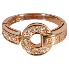 Bvlgari Bvlgari Diamond Ring in 18k Rose Gold 0.28 Ctw