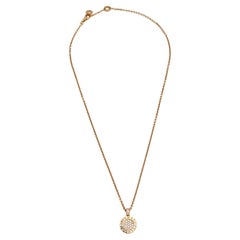 Bvlgari Bvlgari Jade Diamond 18K Rose Gold Pendant Necklace