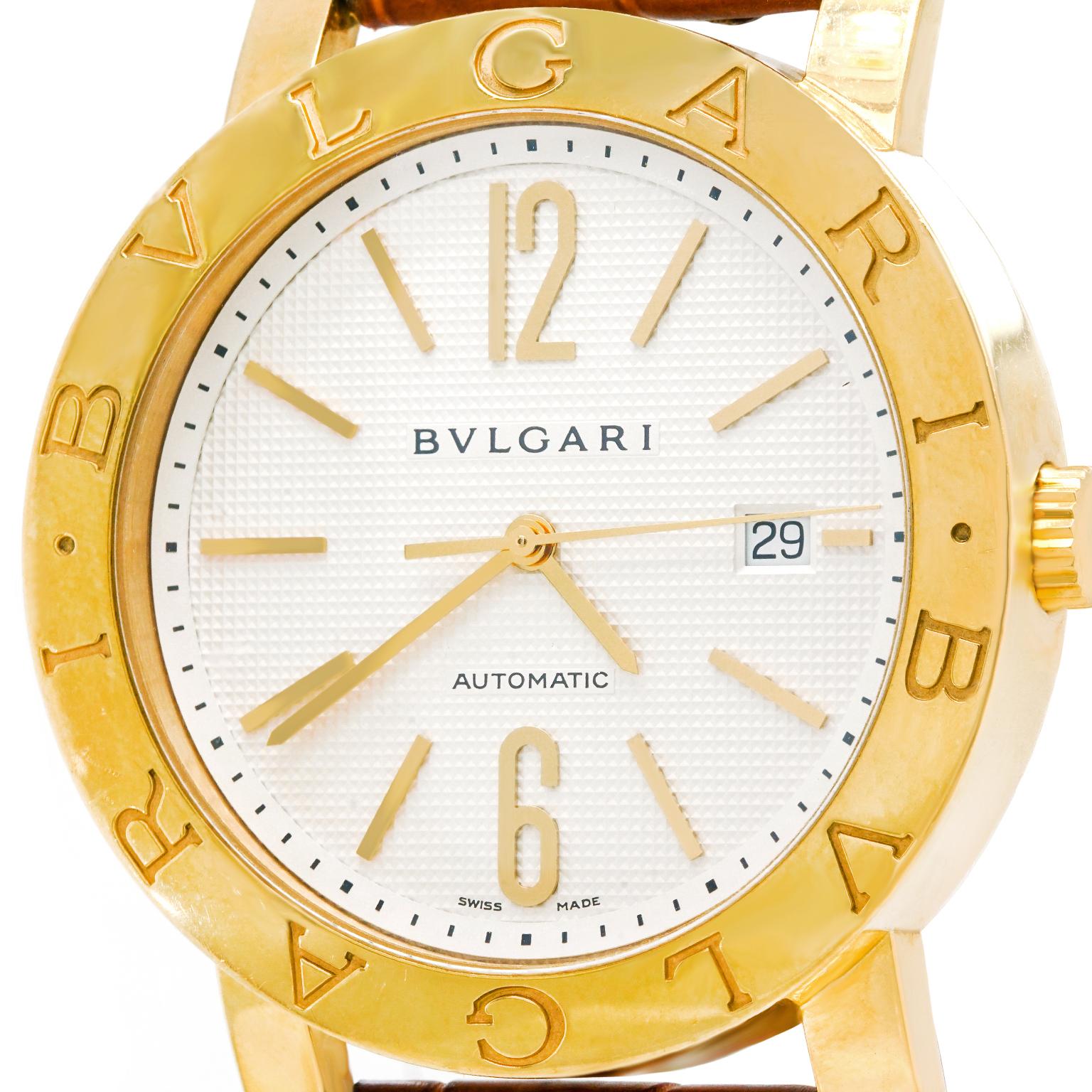 Bvlgari Model Wristwatch 18k For Sale 5