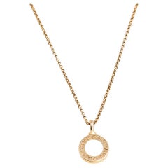 Bvlgari Bvlgari Mother of Pearl 18K Rose Gold Pendant Necklace