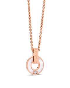 Bvlgari Bvlgari Mother of Pearl and diamond pendant