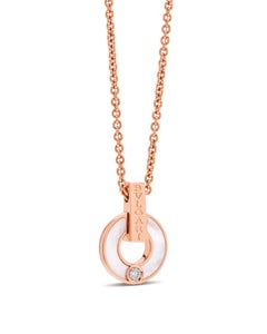 Bvlgari Bvlgari Mother of Pearl and diamond pendant