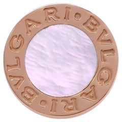 Bvlgari Bvlgari Mother Of Pearl Single Stud Earring 18K Rose Gold