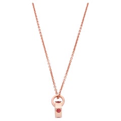 Bvlgari Bvlgari Pink Sapphire & Amethyst Pendant Necklace 18K Rose Gold