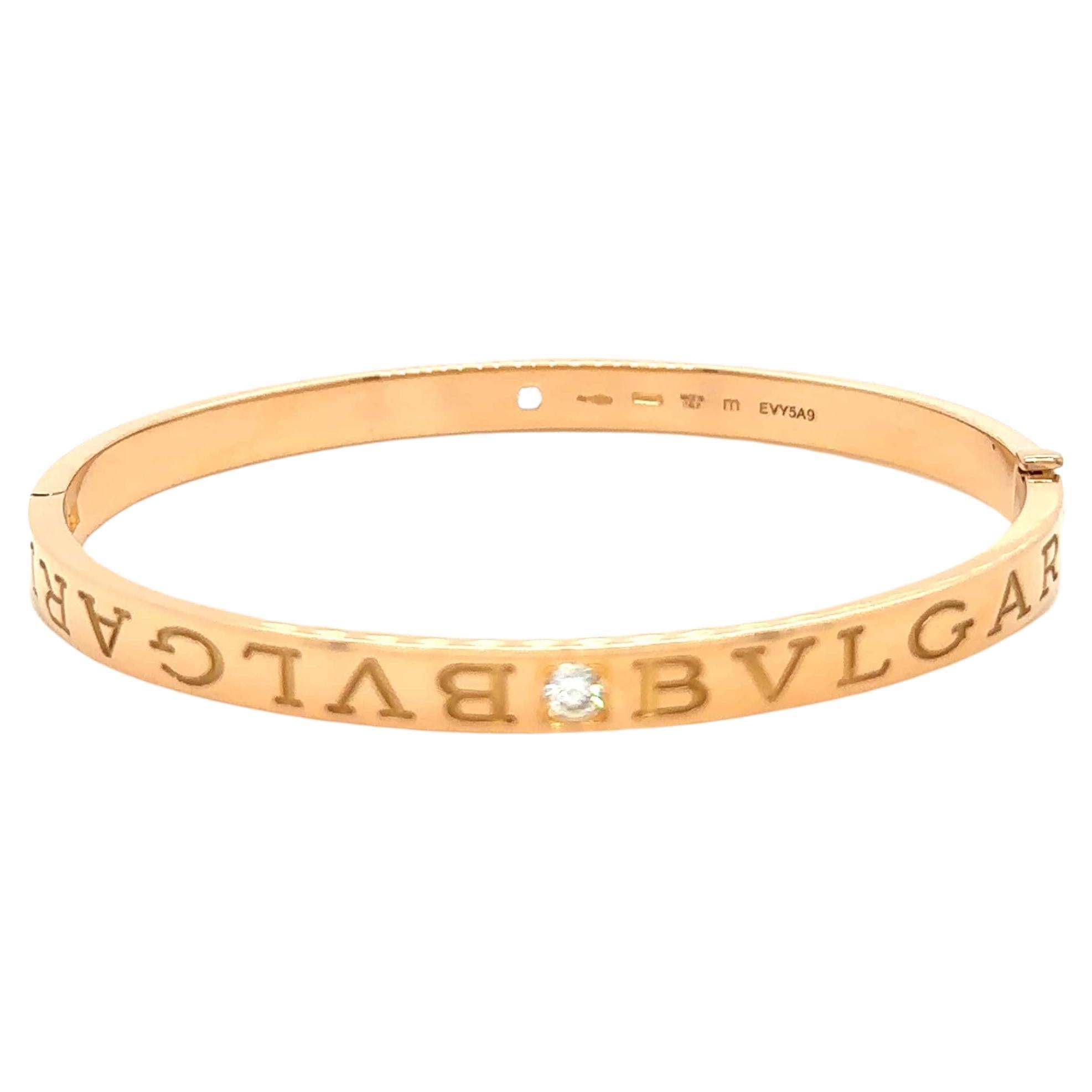 Bvlgari Bvlgari Rose Gold Bracelet 0.26 Carat