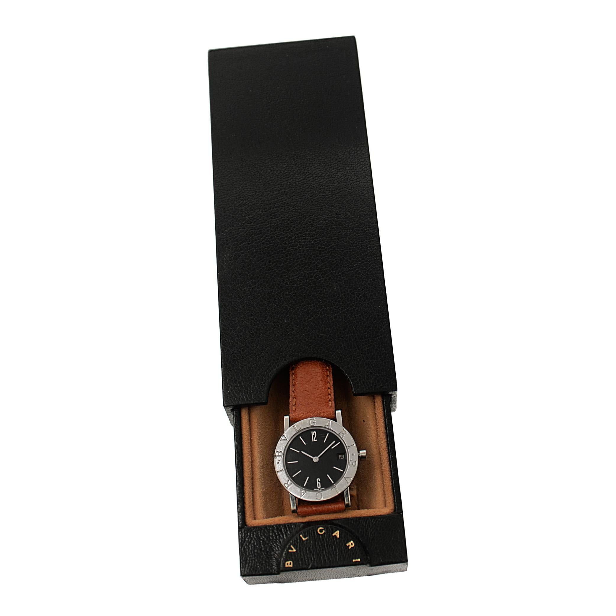 Bvlgari Bvlgari stainless steel Quartz Wrisrtwatch Ref BB 30 SLD 1