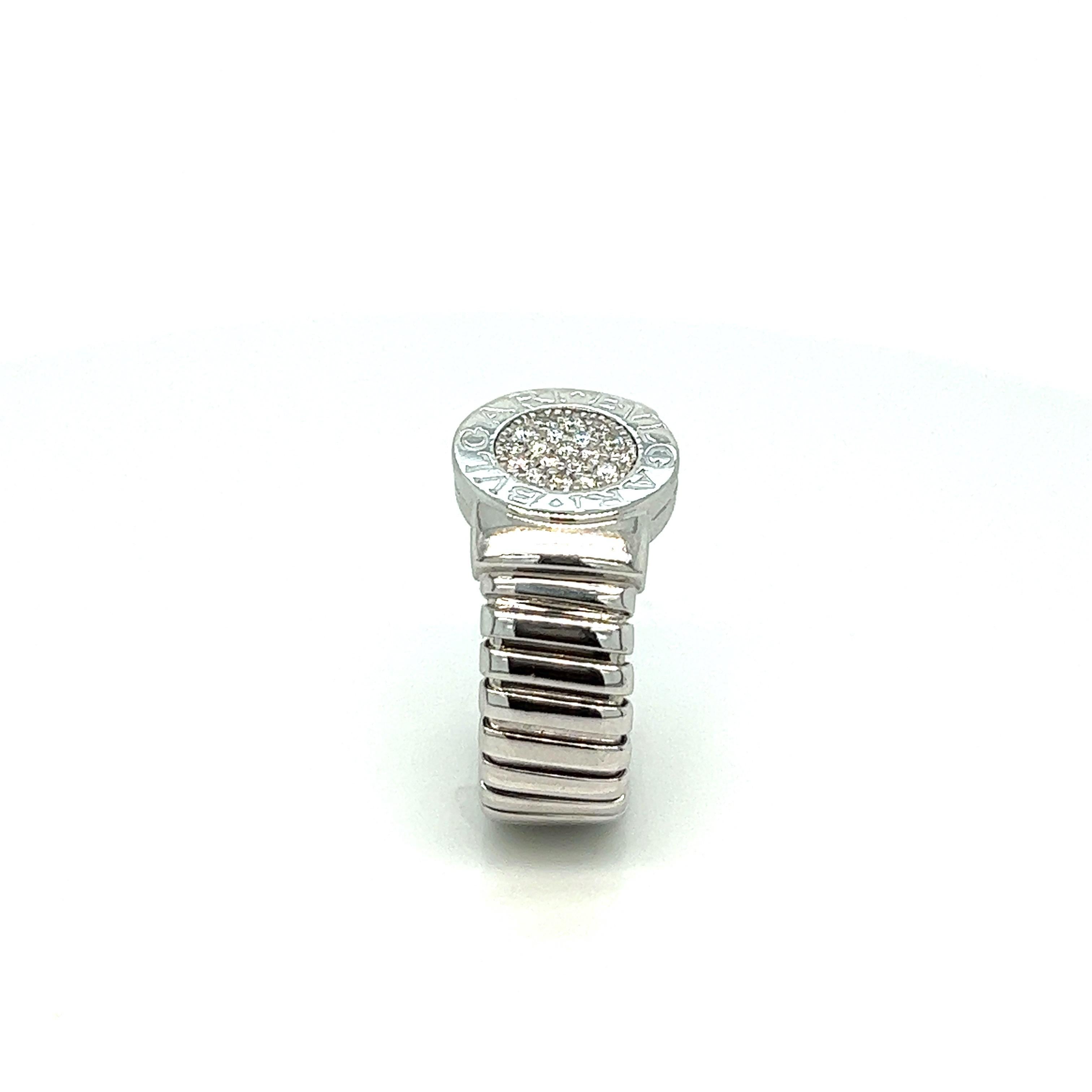 bvlgari white gold ring