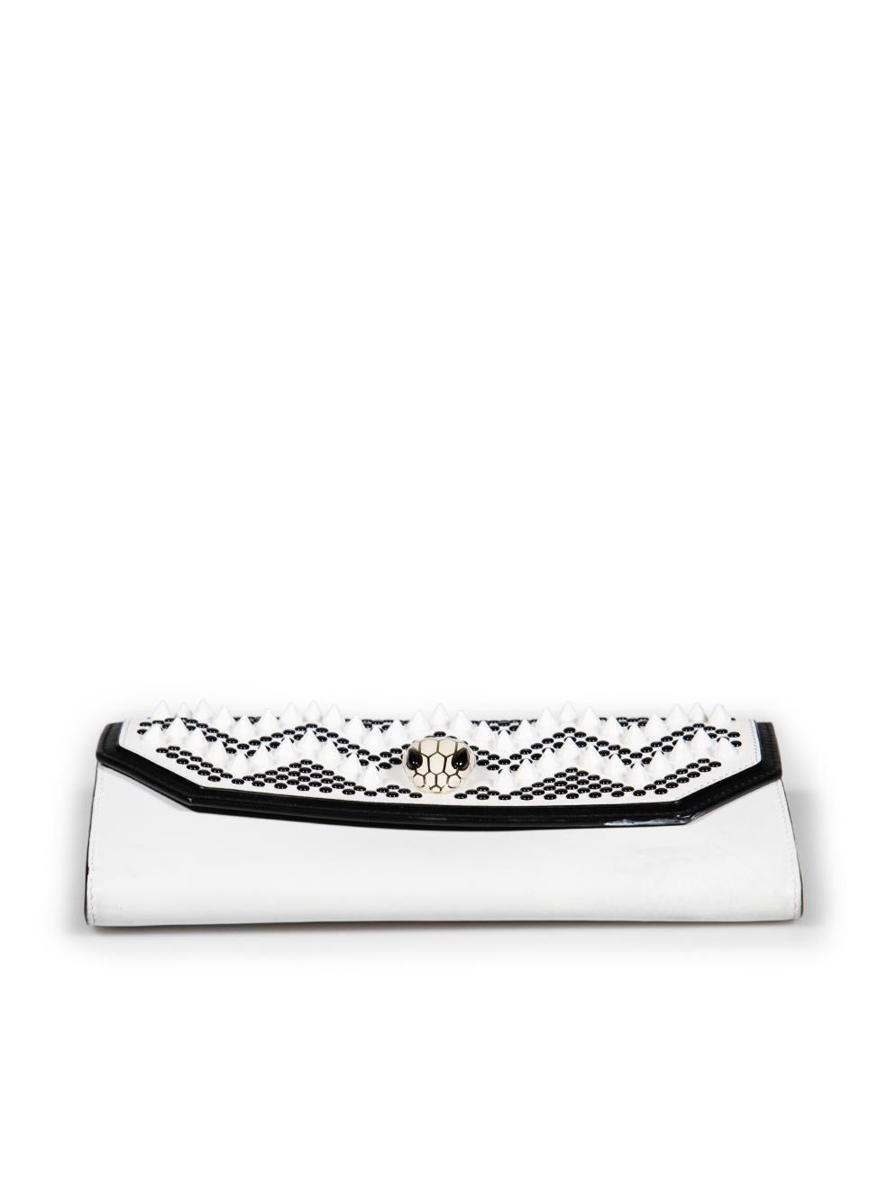 Bvlgari Bvlgari x Nicholas Kirkwood Serpenti Forever Studded Chain Wallet In Good Condition In London, GB
