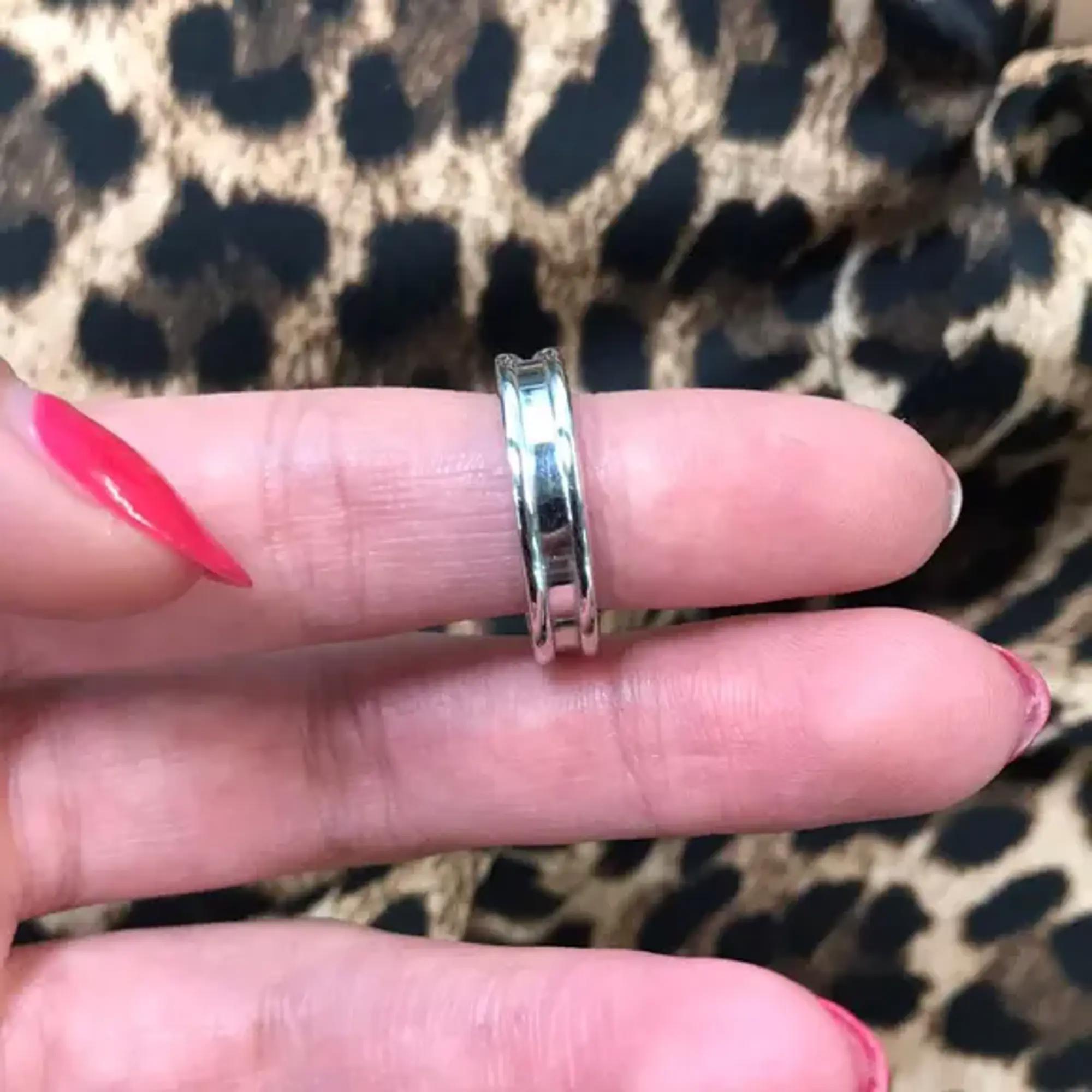 Bvlgari B.Zero 1 18k White Gold Ring 1