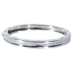 Bvlgari B.Zero 1 Bracelet in 18k White Gold 1.23 CTW