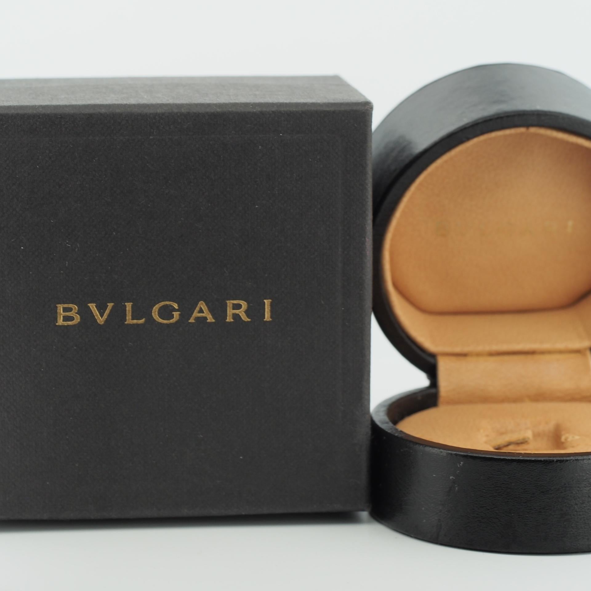 Bvlgari B.Zero 1 Ring With 0.48ct Diamonds Ring White Gold 53 US 6.75 For Sale 6