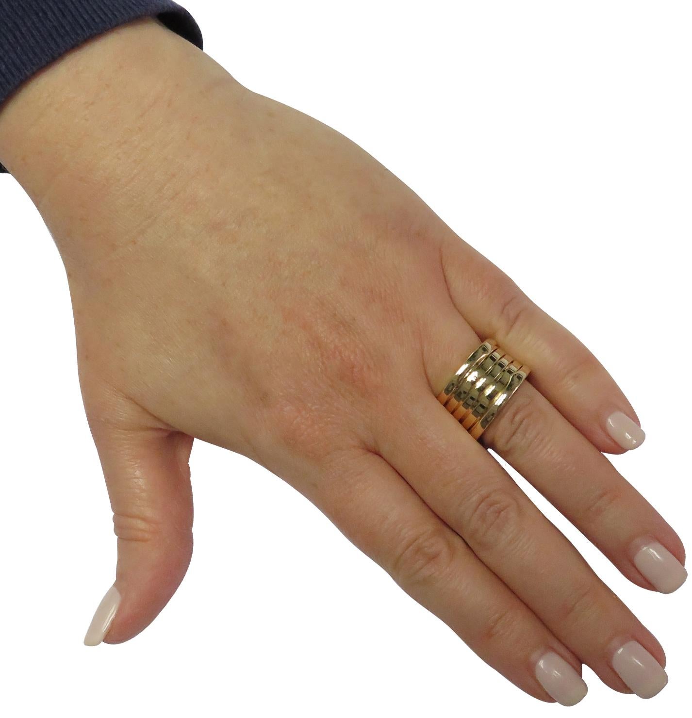 bulgari b zero 5-band ring
