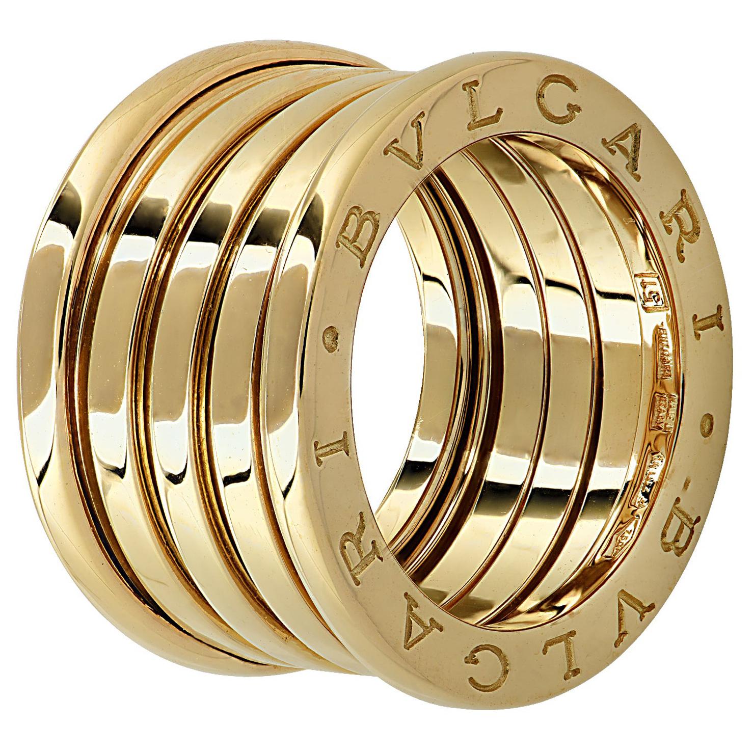 Bvlgari B.Zero 1 XXth Anniversary Five-Band Ring at 1stDibs | bvlgari 5  band ring, bulgari b zero 5-band ring, five band ring