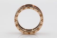 Bvlgari B.Zero 18 Karat Rose Gold 3 Band Ring