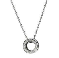 Bvlgari B.Zero 18k White Gold Pendant Necklace