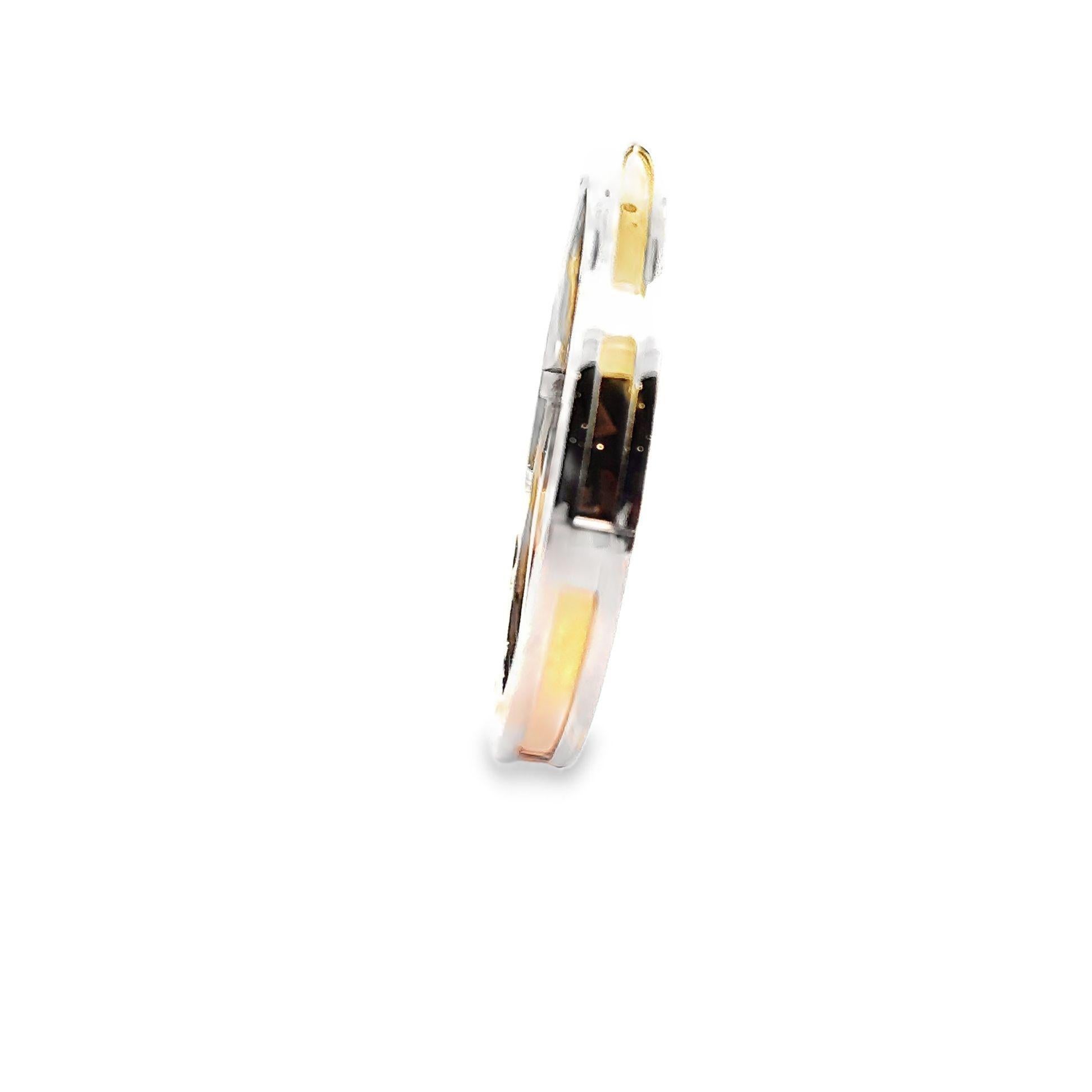 Bvlgari B.Zero Armreif aus zweifarbigem 18k Gelbgold und Edelstahl mit Edelstahl im Zustand „Hervorragend“ im Angebot in Beverly Hills, CA