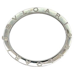 Bvlgari B.Zero Two-Tone 18k Yellow Gold & Stainless Steel Bangle Bracelet