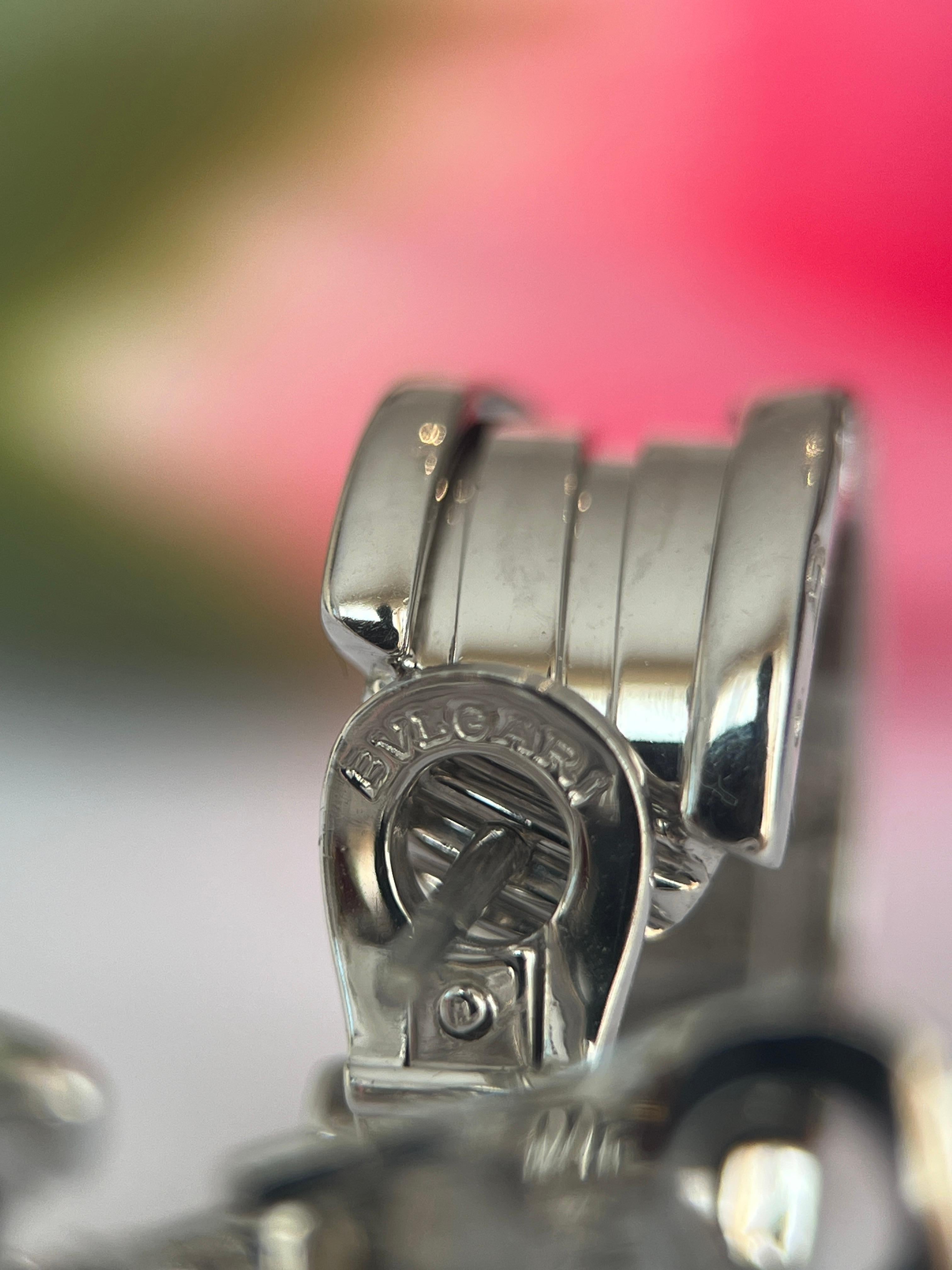 Bvlgari B.zero1 Creolen aus 18 Karat Weißgold 7