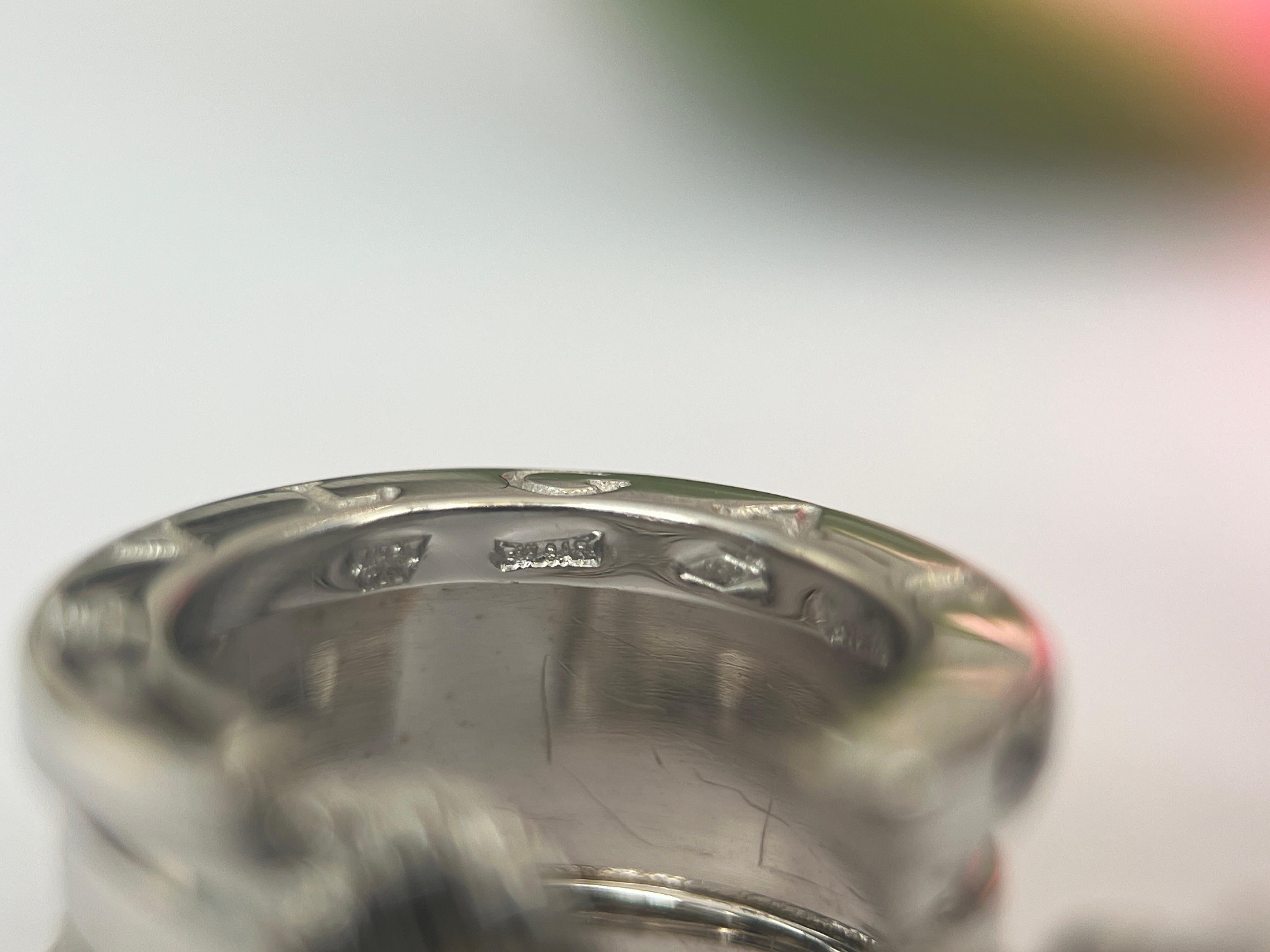 Bvlgari B.zero1 Creolen aus 18 Karat Weißgold 8