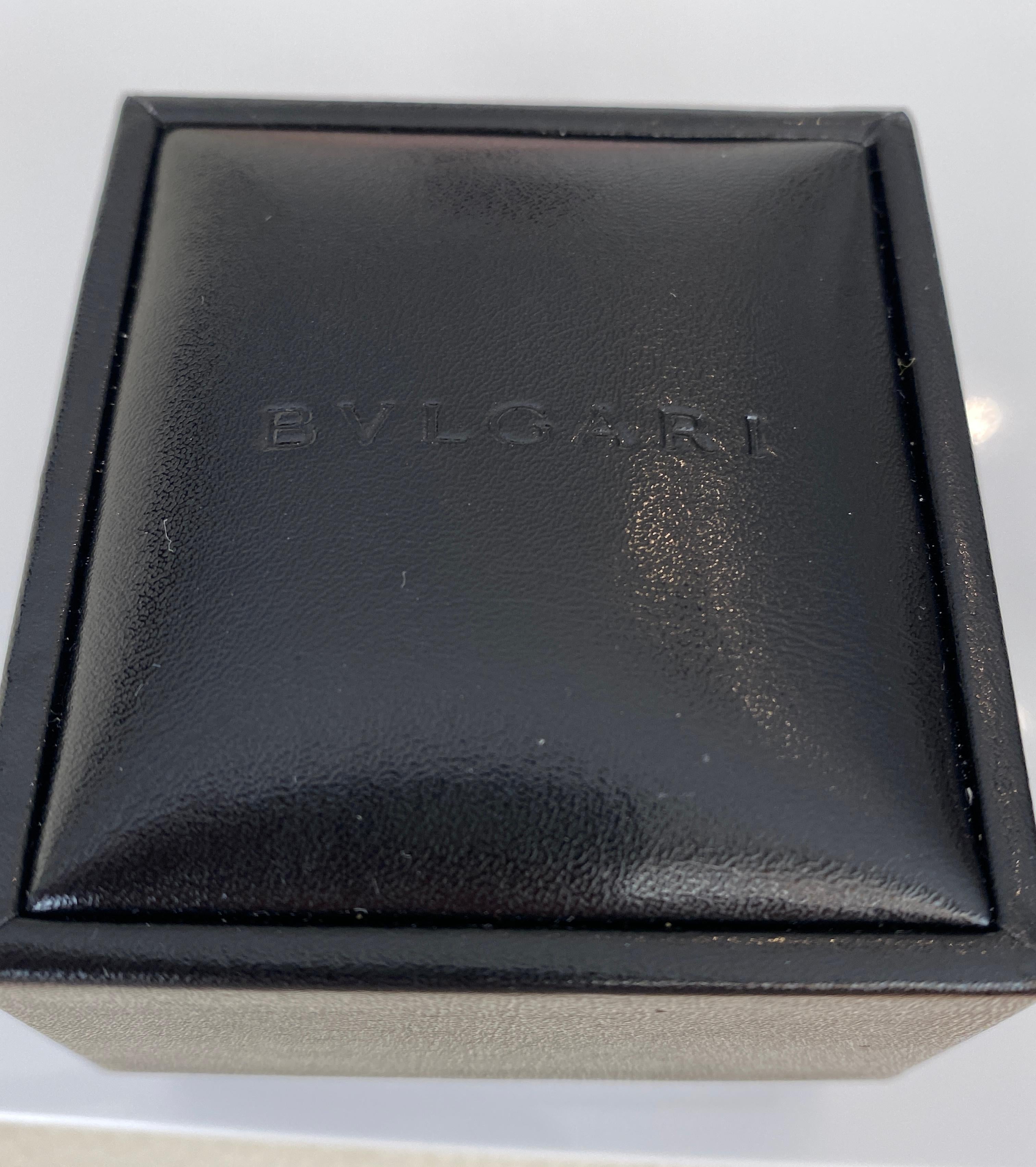 Bvlgari B.zero1 Creolen aus 18 Karat Weißgold 11