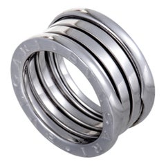 Bvlgari B.Zero1 18 Karat White Gold 4-Band Ring