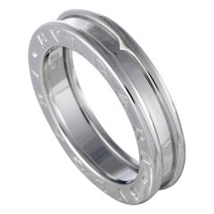 Bvlgari B.Zero1 18 Karat White Gold Band Ring Bvlgari B.Zero1 18 Karat White Gold Band Ring