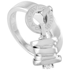 Bvlgari B.zero1 18 Karat White Gold Diamond Ring