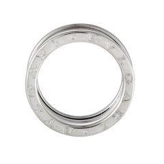 Bvlgari B.Zero1 18 Karat White Gold Three-Band Ring