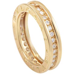 Bvlgari B.Zero1 18 Karat Yellow Gold Diamond Eternity Band