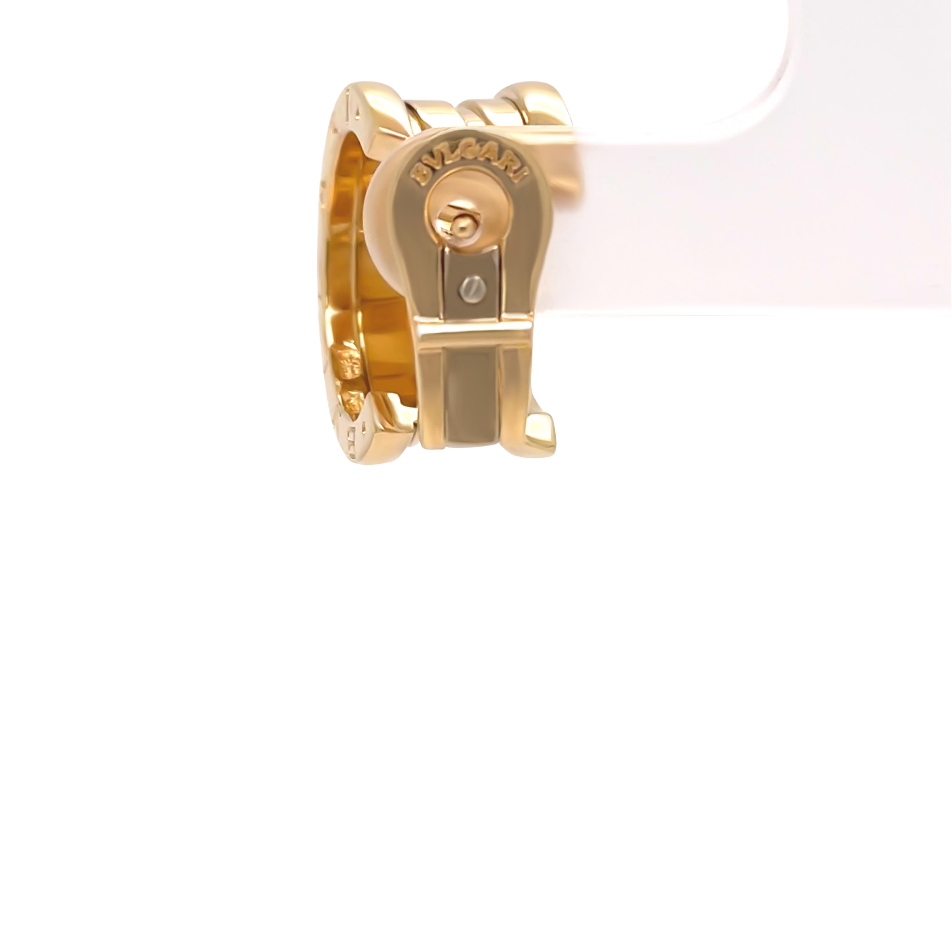 Bvlgari B.Zero1 Créoles en or jaune 18 carats 15,93 g en vente 1