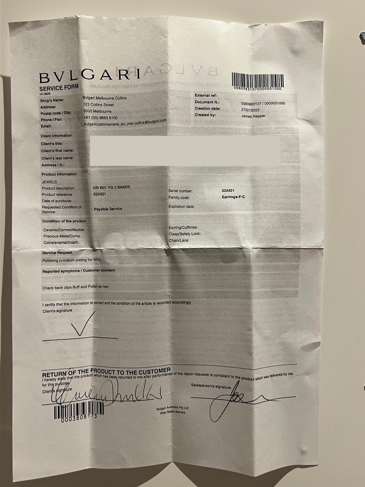 Bvlgari B.Zero1 Créoles en or jaune 18 carats 15,93 g en vente 3