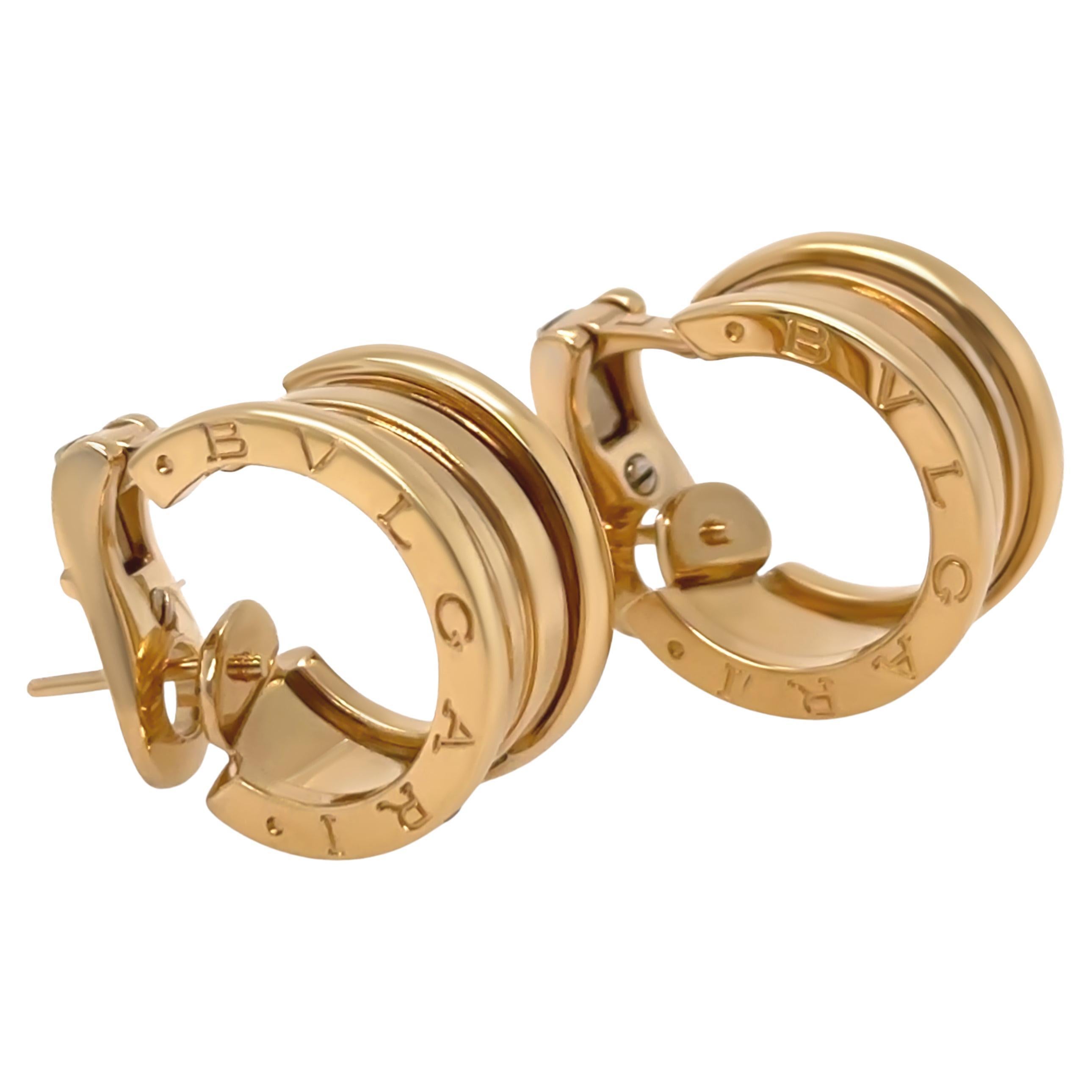 Bvlgari B.Zero1 Creolen aus 18 Karat Gelbgold 15,93 g