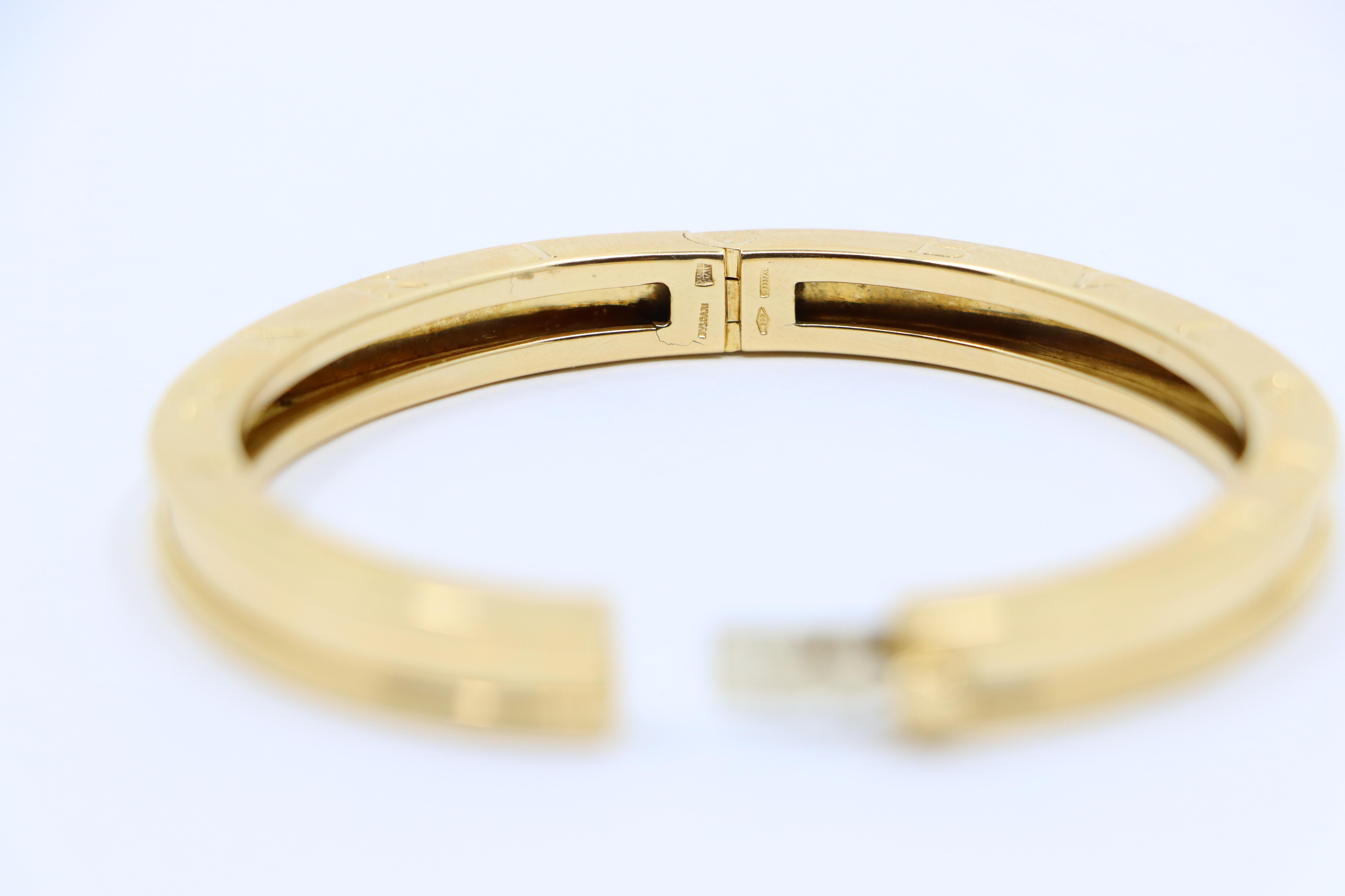 Bvlgari B.zero1 - Bracciale in oro 18 carati in vendita 6