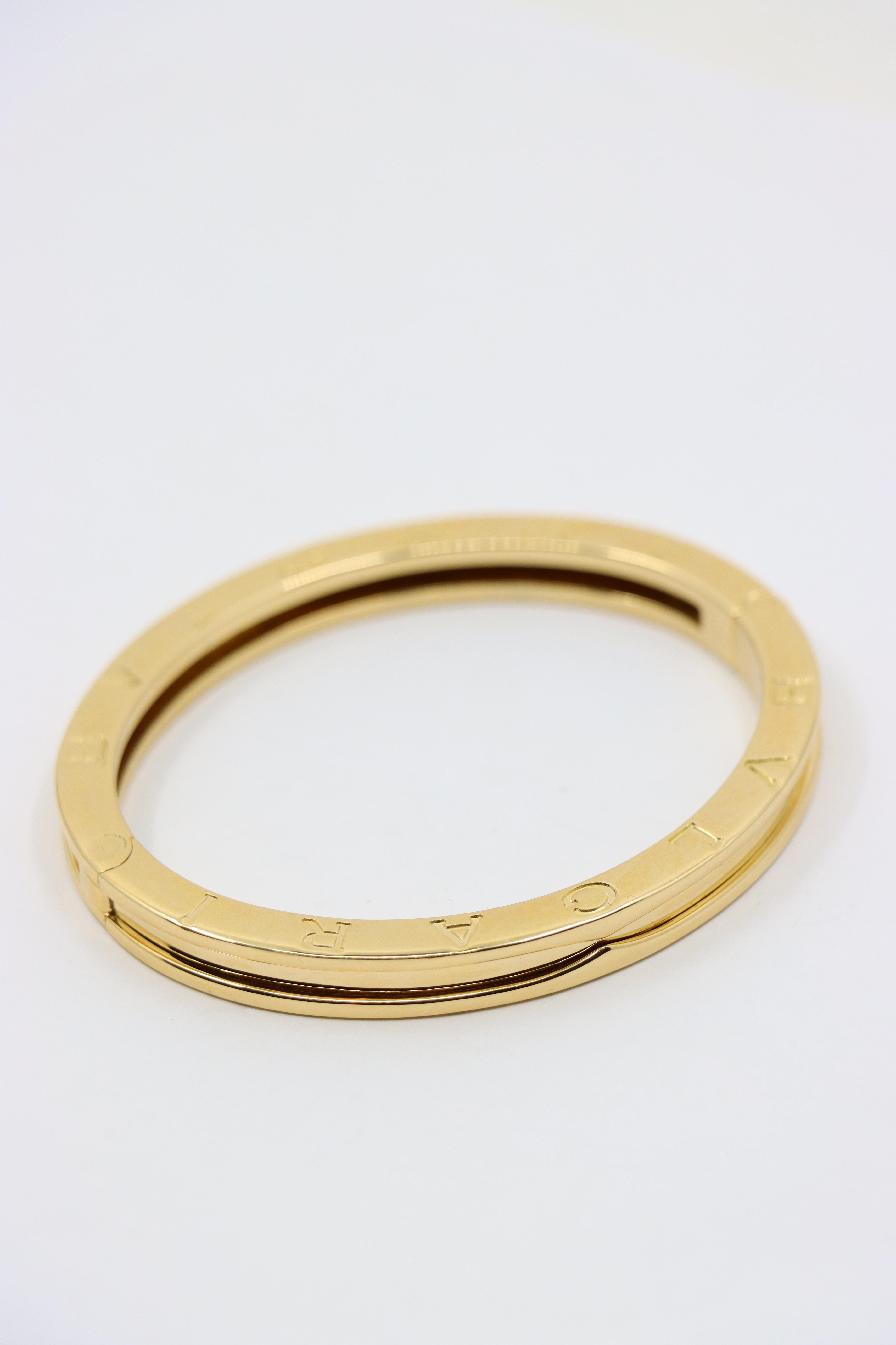Bvlgari B.zero1 - Bracciale in oro 18 carati in vendita 7