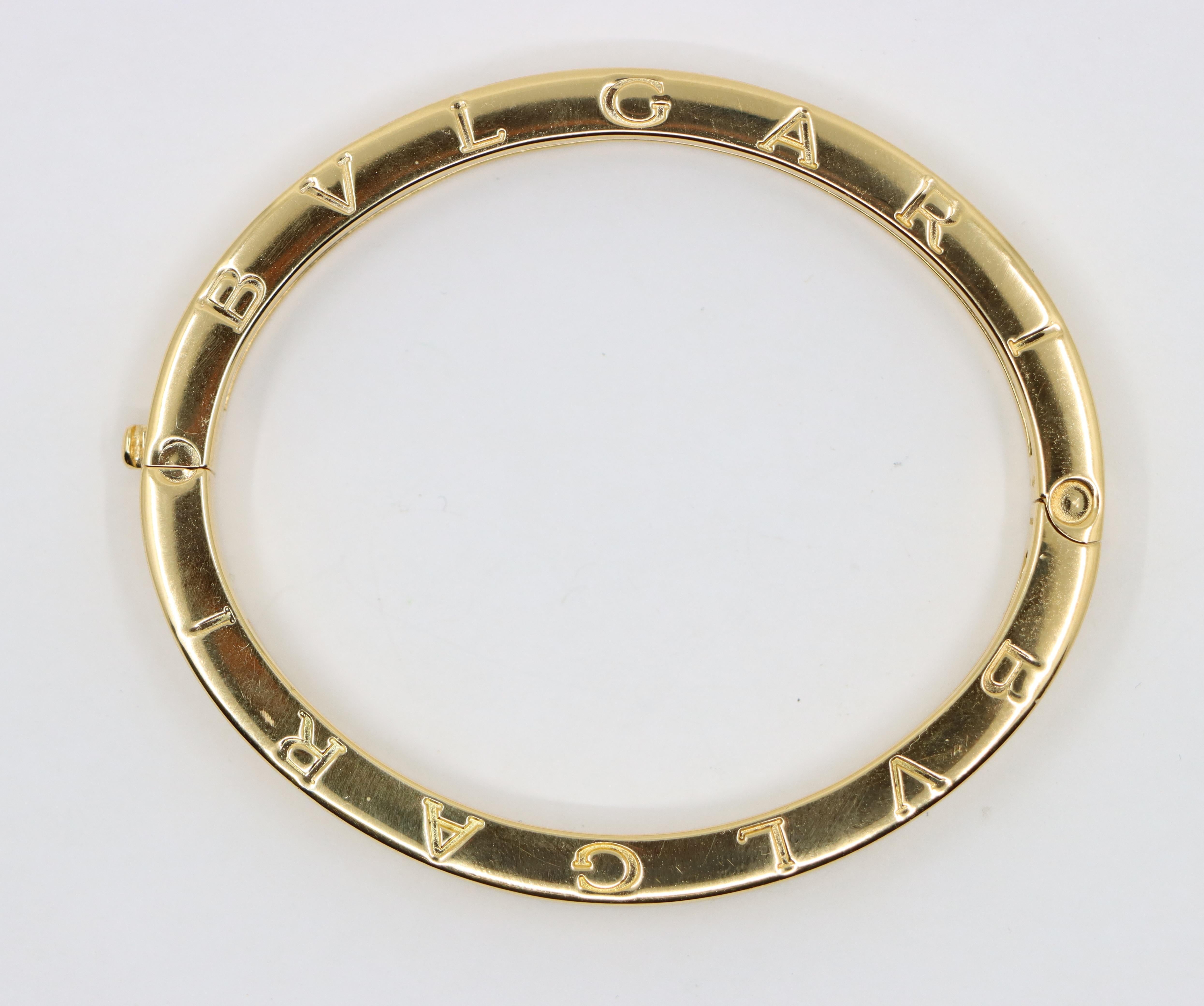 da uomo o donna Bvlgari B.zero1 - Bracciale in oro 18 carati in vendita