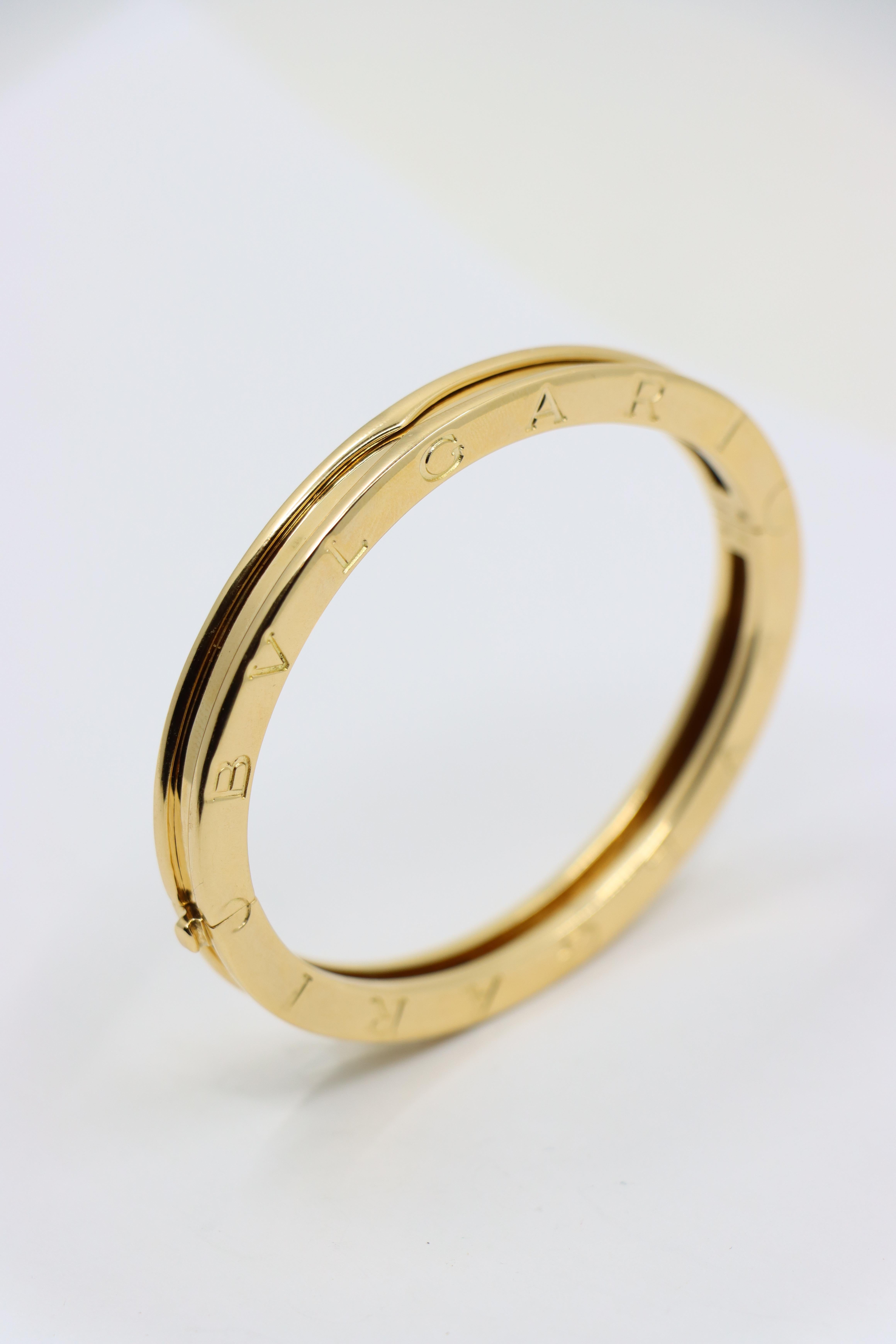 Bvlgari B.zero1 - Bracciale in oro 18 carati in vendita 2