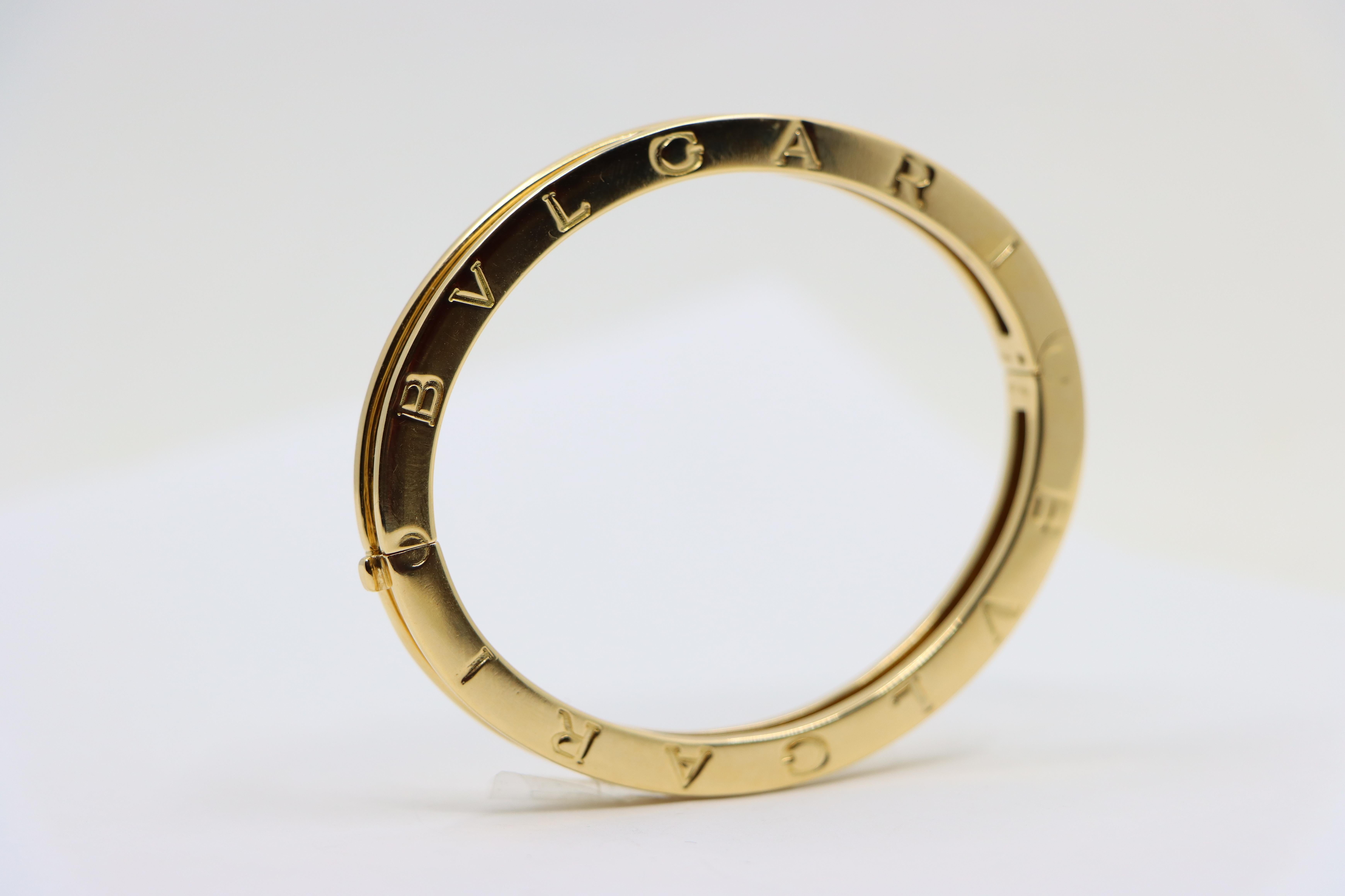 Bvlgari B.zero1 - Bracciale in oro 18 carati in vendita 4