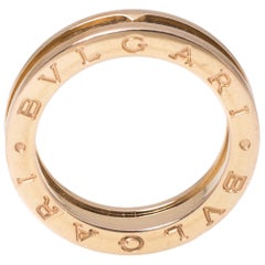 Bvlgari B.Zero1 18K Rose Gold 1-Band Ring Size 54