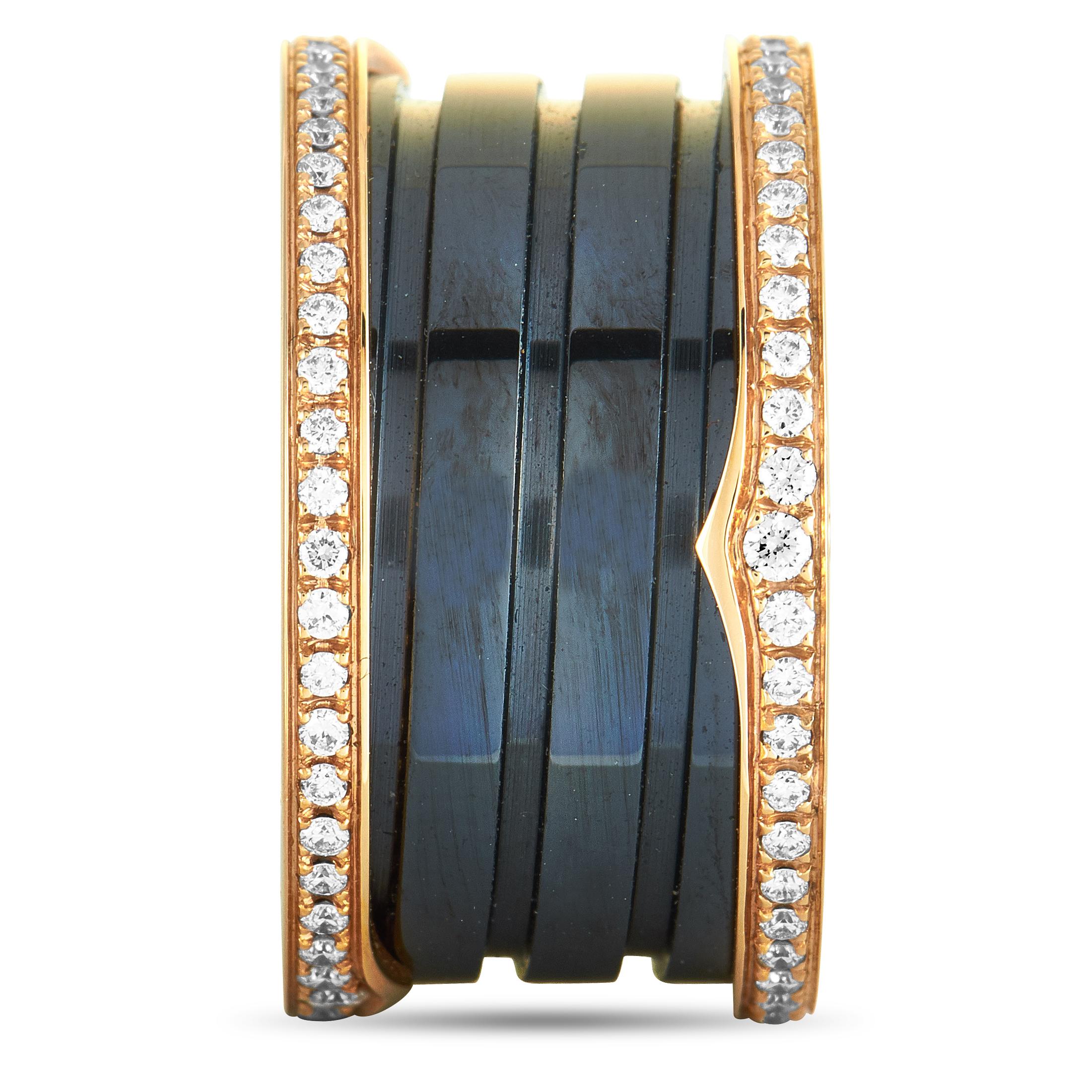 bvlgari green marble ring