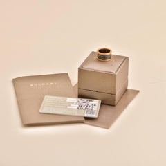 Bvlgari B.Zero1 18k Rose Gold Black Ceramic Ring Size 55