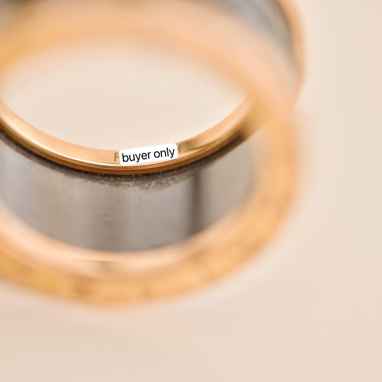 Bvlgari B.Zero1 Anillo Cerámica Negra Oro Rosa 18k Talla 55 en venta 3