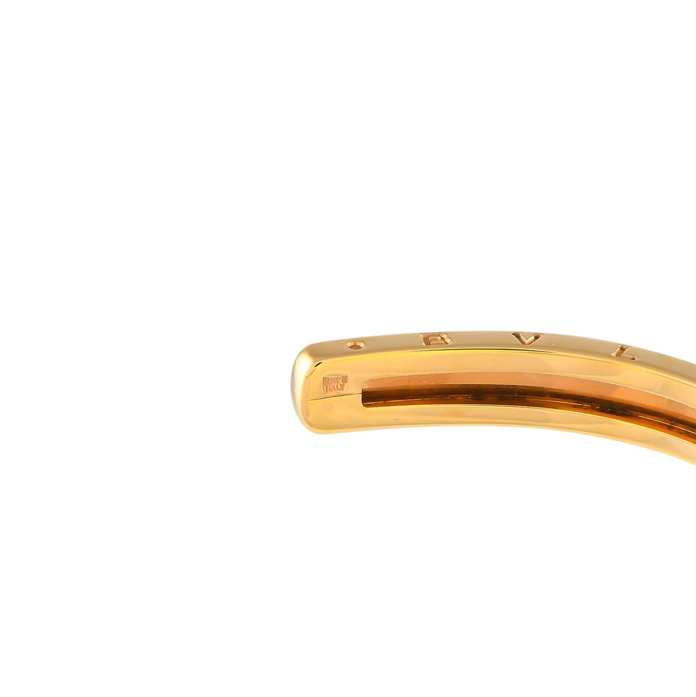 Donna Bvlgari B.Zero1 18K Rose Gold Cuff Bracelet