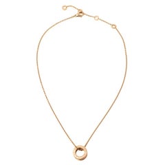 Bvlgari B.Zero1 18K Rose Gold Small Round Pendant Necklace