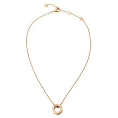 Bvlgari B.Zero1 18K Rose Gold Small Round Pendant Necklace